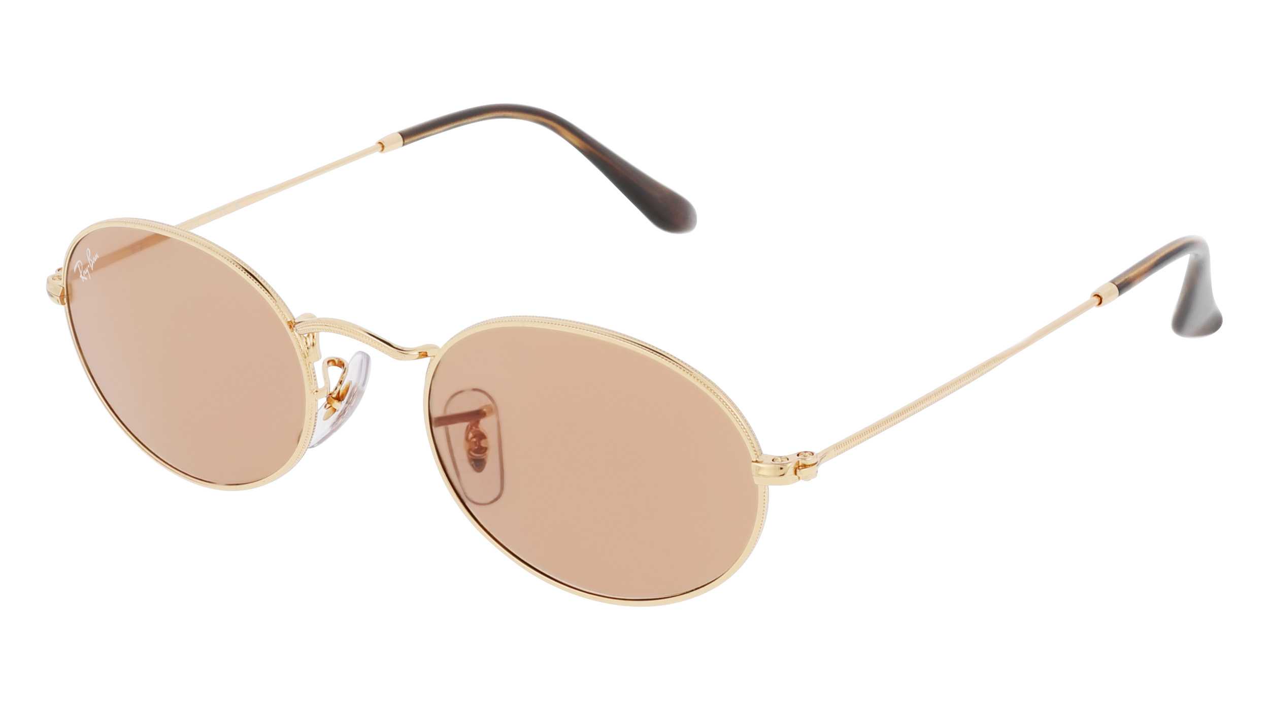 Sunglasses RAY-BAN RB 3547 001/53 Oval 51/21 Unisex Doré Oval